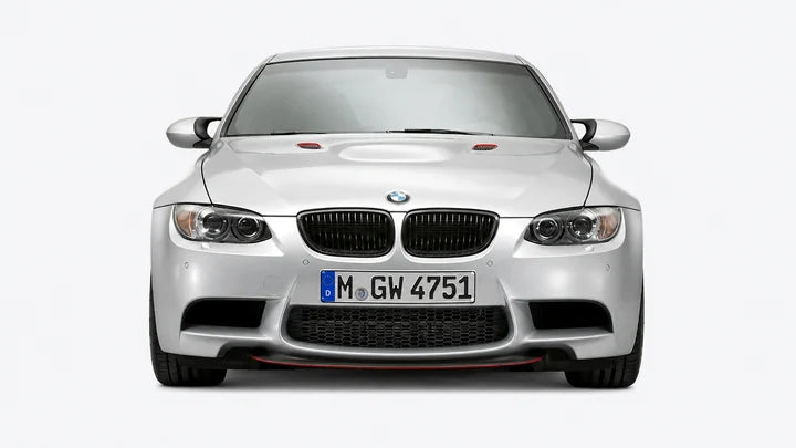 Front view E9X M3 chassis illustration